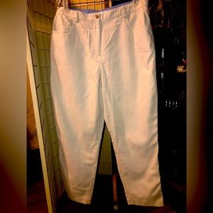 Christopher & Banks Pants, Sise 16 (XL), Linen/Cotton mix, natural fibers